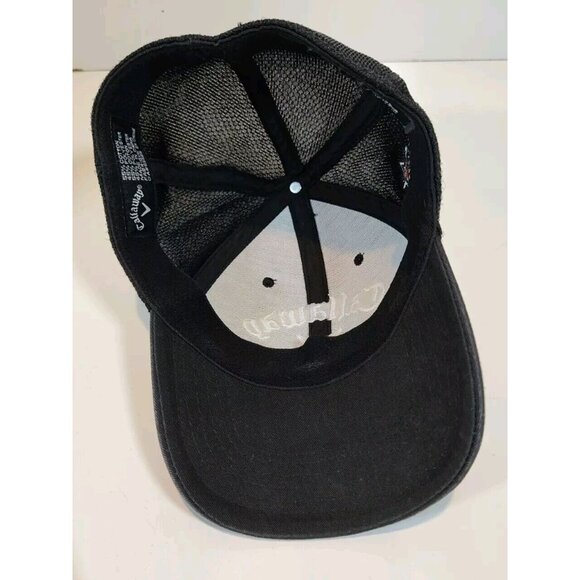 Callaway V Tour Authentic Black Golf Hat Cap X2Hot Odyssey S/M Embroidered Logo - Picture 5 of 8